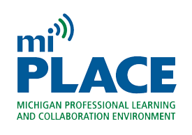 MI Place Logo: michigan professional learning and collaboration environment