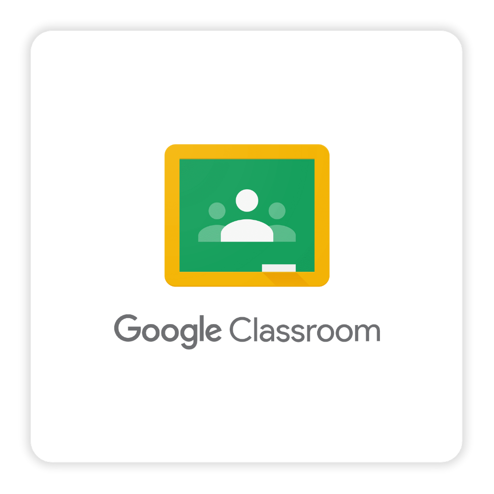 Google Classroom card